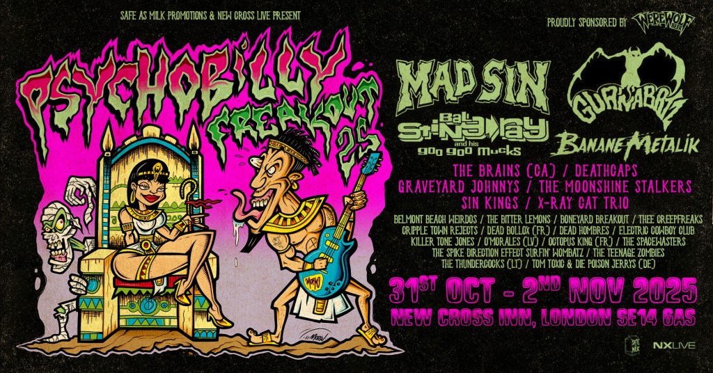 NEWS: Final lineup for Psychobilly Freakout Festival&nbsp;2025