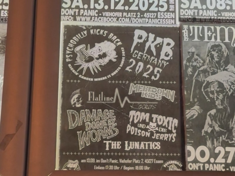 LIVE: Psychobilly Kicks Back,&nbsp;Essen